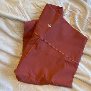 Lululemon high rise Wunder under pant 28”